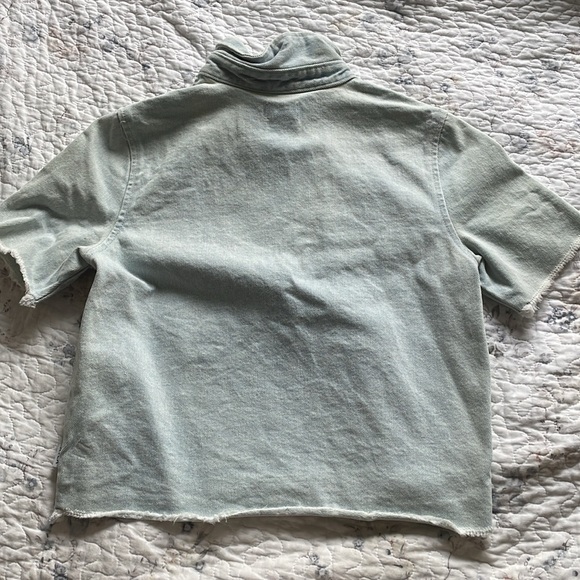 RVCA Denim Short Sleeve Jacket - Picture 2 of 3